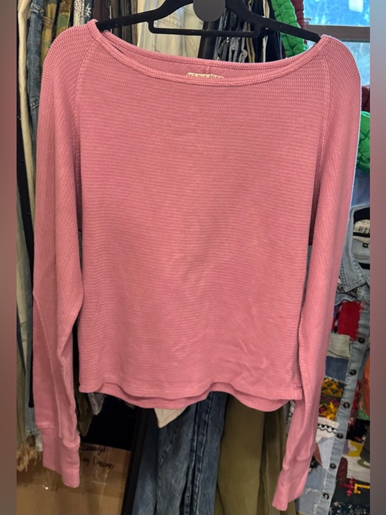 NWT Free People We The Free Jess Long Sleeve - orchid combo - medium - Picture 8 of 10